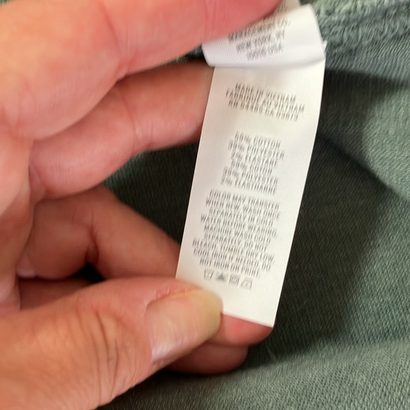 Aerie Green Ribbed Sweatshirt - Picture 6 of 8